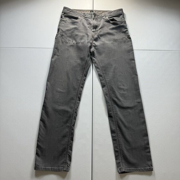 Prana Bridger Jeans Men 36x30 Gray Slim‎ Fit Straight Organic Casual Outdoor - Picture 1 of 9